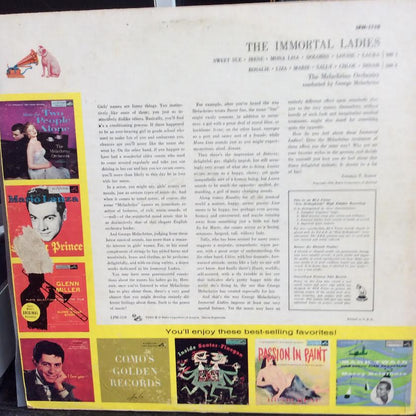 The Melachrino Orchestra Conducted By George Melac - The Immortal Ladies (VINYL) | Very Good (VG) Very Good (VG)--