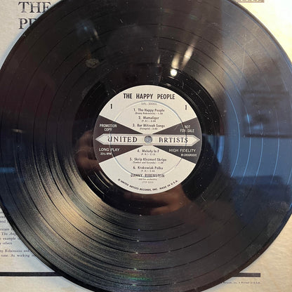 Danny Rubinstein And His Orchestra - The Happy People *PROMO* | Very Good (VG) Very Good (VG)--