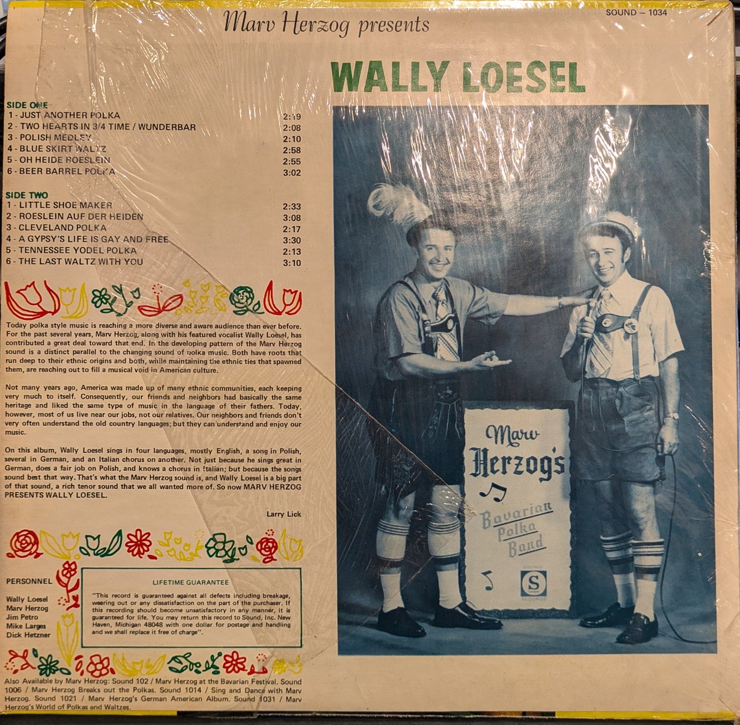 Marv Herzog - Marv Herzog Presents Wally Loesel *SHRINK* | Very Good (VG) Excellent (EX)--