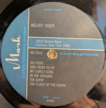 Melody Night - Ukraine Unforgotten (VINYL) | Very Good (VG) Excellent+ (EX+)--