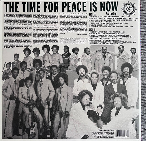 The Time For Peace Is Now (Gospel Music About Us) (CD) | Mint (M) Mint (M)--