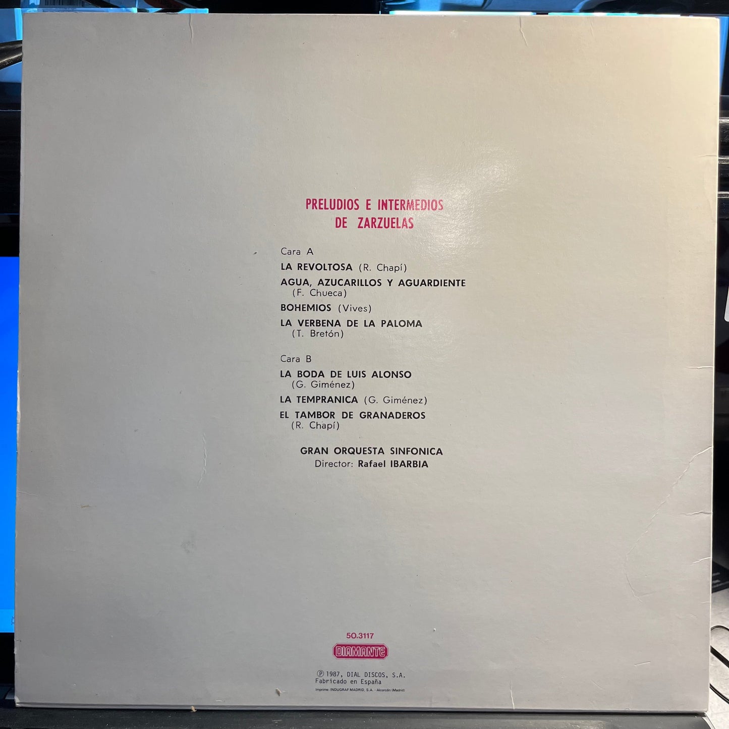 Rafael Ibarbia - Preludios E Intermedios De Zarzuela | Excellent (EX) Excellent (EX)--