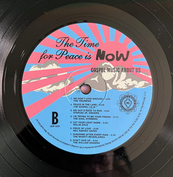 The Time For Peace Is Now (Gospel Music About Us) (CD) | Mint (M) Mint (M)--
