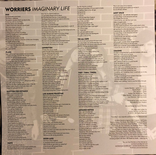 Worriers - Imaginary Life | Mint (M) Mint (M)-