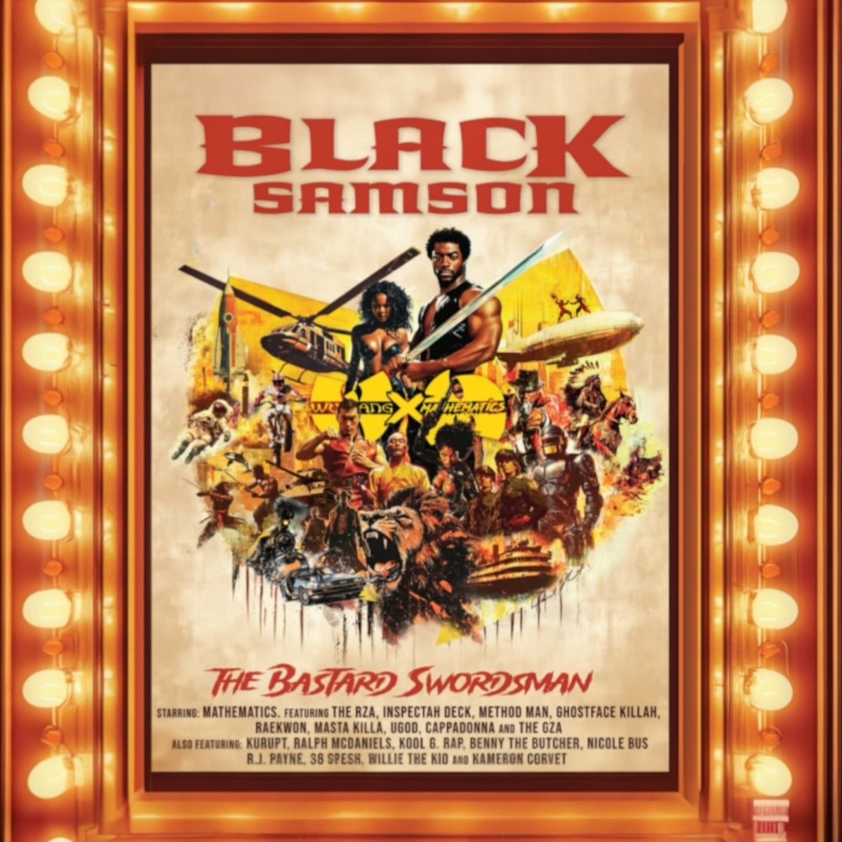 Wu-Tang And Mathematics - The Saga Continues Collection (180G) Black Samson, The Bastard Swordsman: Wu-Tang | Mint (M) Mint (M)-