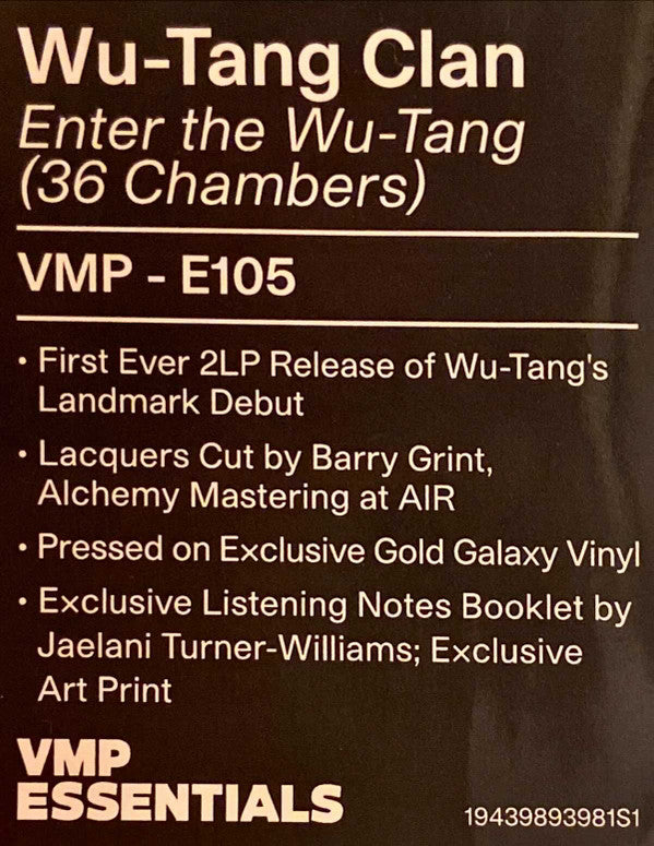Enter The Wu-Tang (36 Chambers) | Mint (M) Mint (M)-
