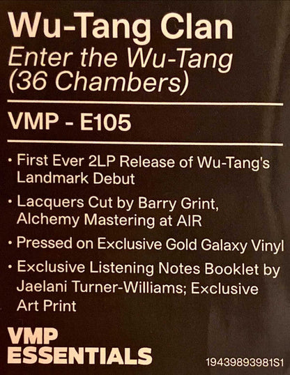 Enter The Wu-Tang (36 Chambers) | Mint (M) Mint (M)-