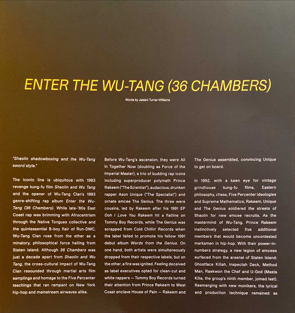 Enter The Wu-Tang (36 Chambers) | Mint (M) Mint (M)-