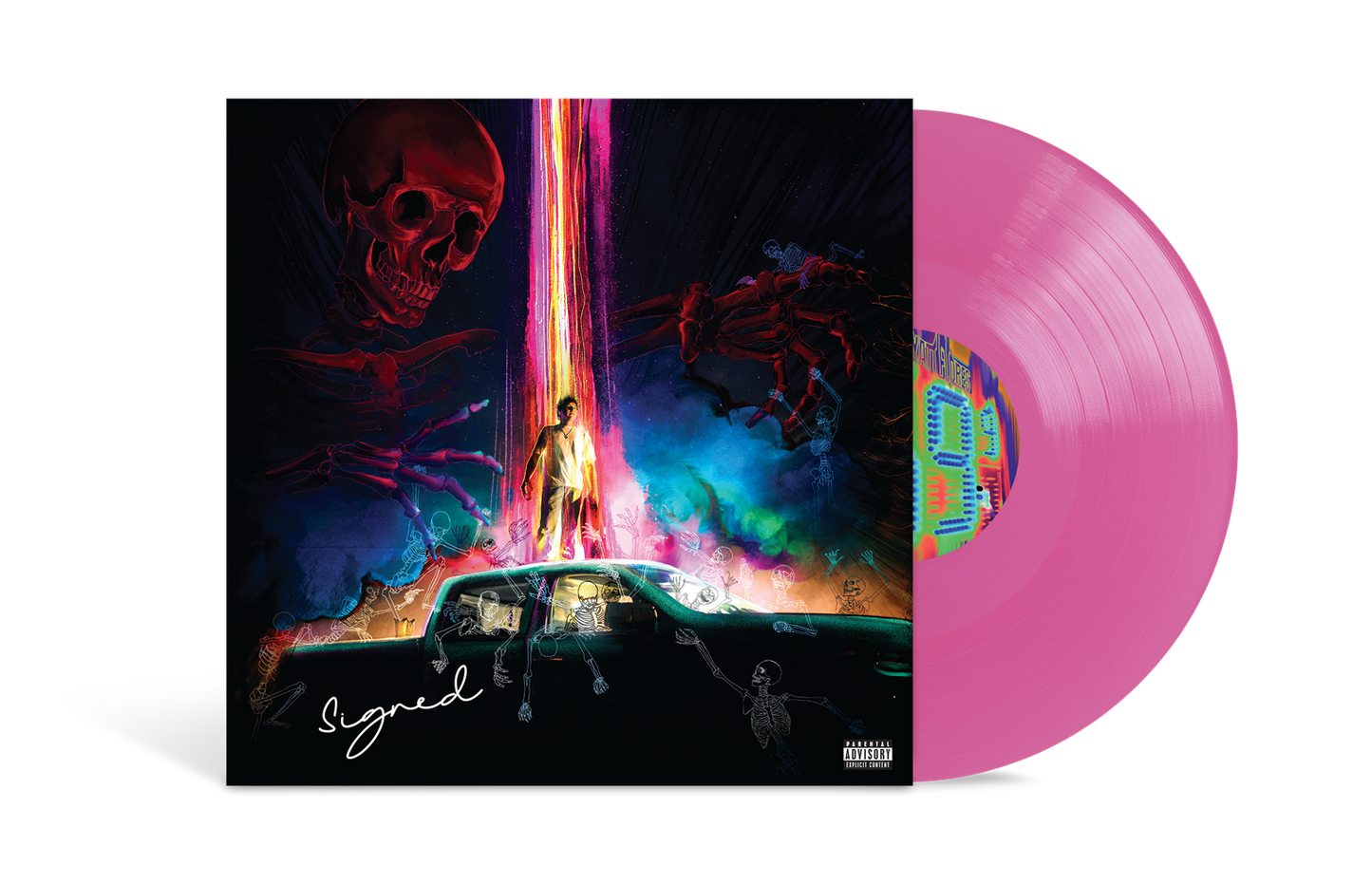 Wyatt Flores - Scared Of Heights [Neon Pink LP] [Signed] |-