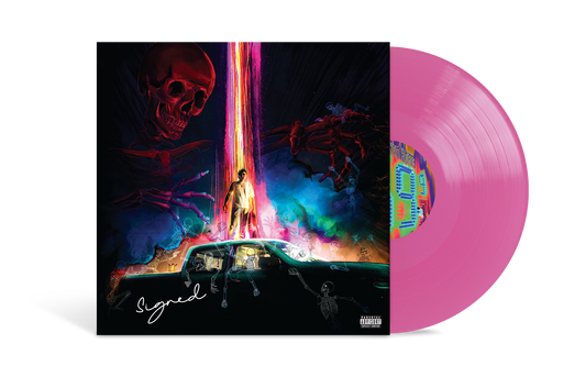 Wyatt Flores - Scared Of Heights [Neon Pink LP] [Signed] |-