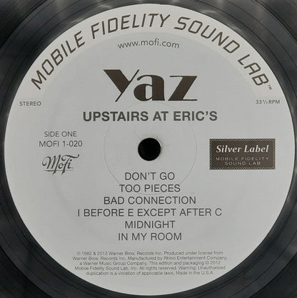 Yazoo - Upstairs At Eric's (MFSL VINYL) | Mint (M) Mint (M)-