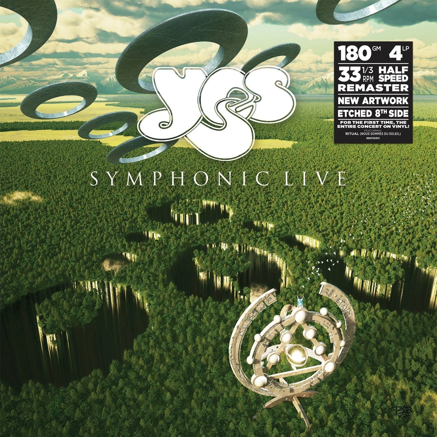 Yes - (PRE-ORDER 1/23/26) Symphonic Live [Limited Edition 180G 4LP] [Half-Speed] |-