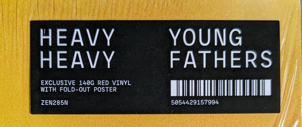 Young Fathers - Heavy Heavy (RED VINYL) | Mint (M) Mint (M)-