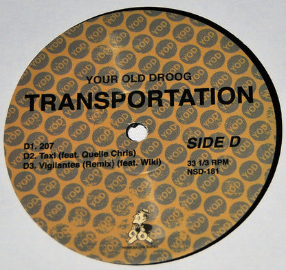 Your Old Droog - Transportation | Mint (M) Mint (M)-