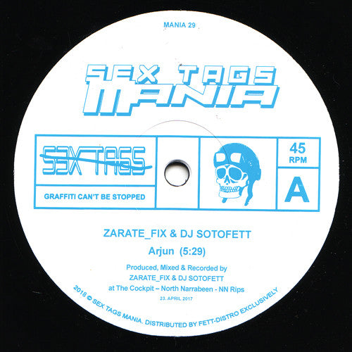 Zarate_Fix & DJ Sotofett - Arjun / Afroz | Mint (M) Mint (M)-