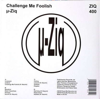 µ-Ziq - Challenge Me Foolish (2xVINYL) | Mint (M) Mint (M)-