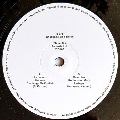 µ-Ziq - Challenge Me Foolish (2xVINYL) | Mint (M) Mint (M)-