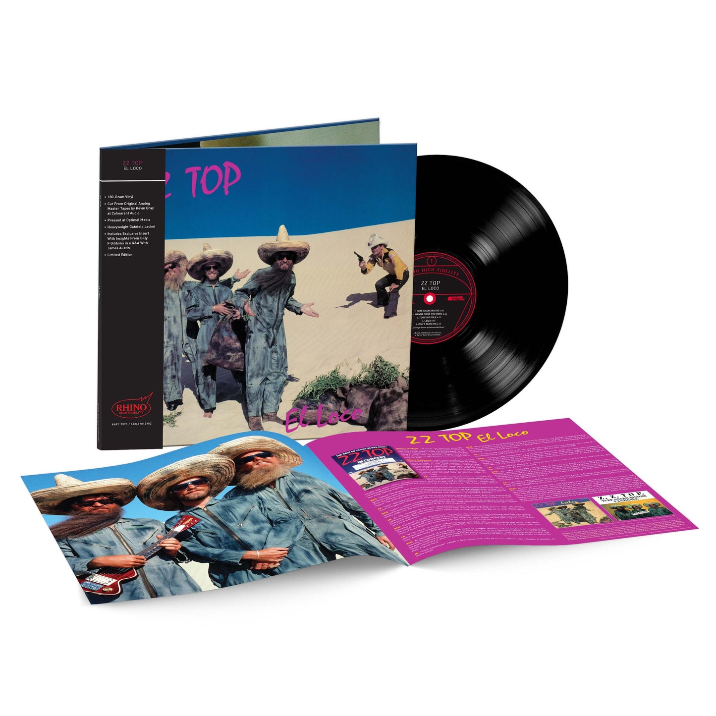 ZZ Top - El Loco (Rhino Hi-Fi VINYL) | Mint (M) Mint (M)-