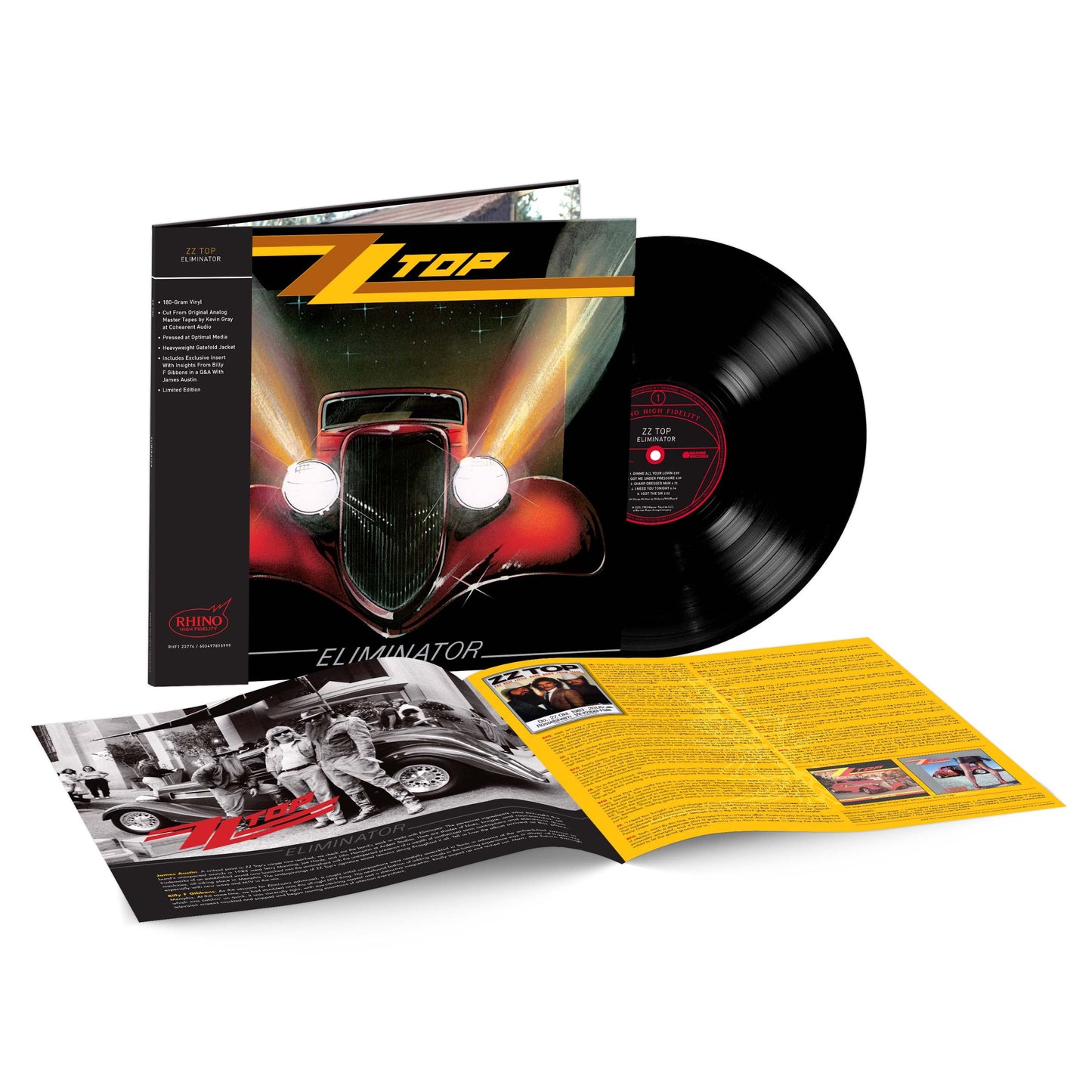 ZZ Top - Eliminator (Rhino Hi-Fi VINYL) | Mint (M) Mint (M)-